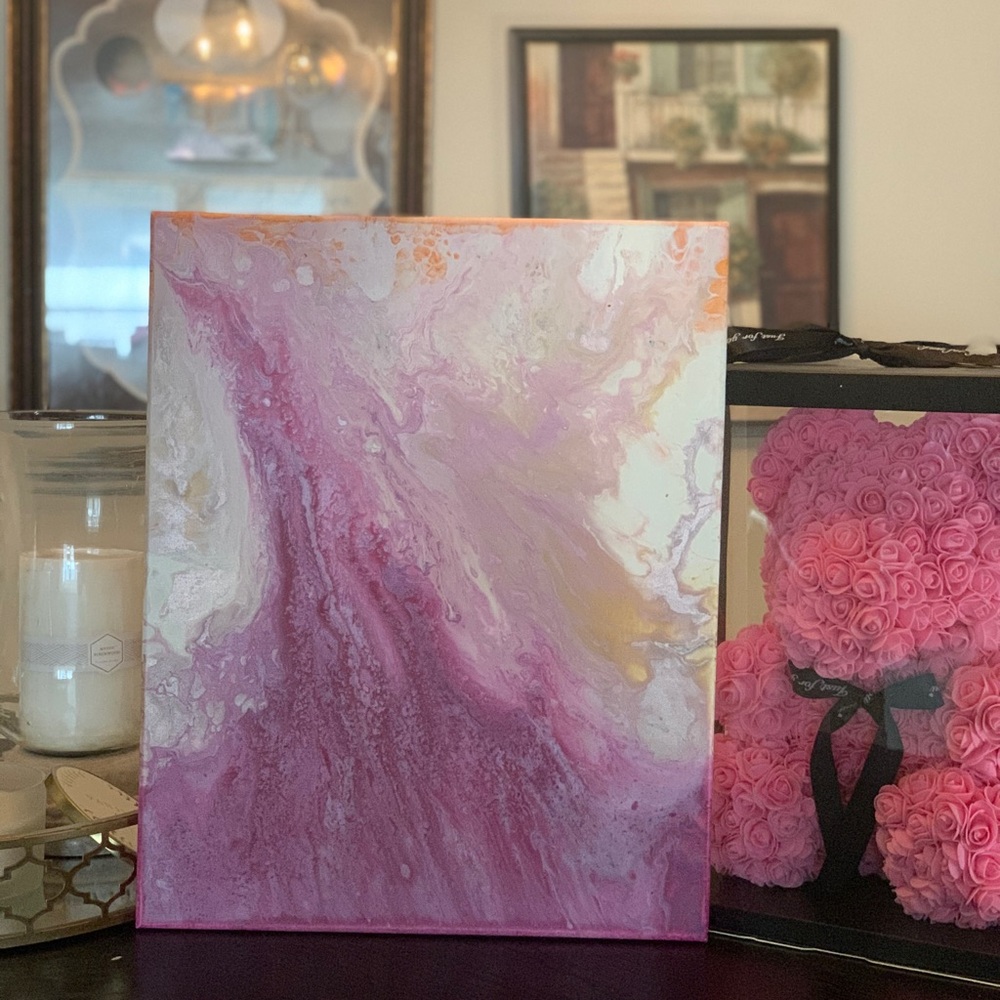 Pour Painting Dreamsicle